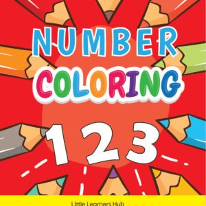 Number Coloring – Count & Color Numbers 1 to 10 (11 Printable PDF Pages)