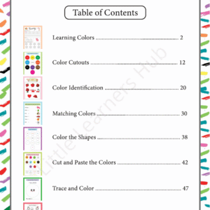 Learning Colors – 51 Fun Printable Pages (Color Identification, Matching & More)