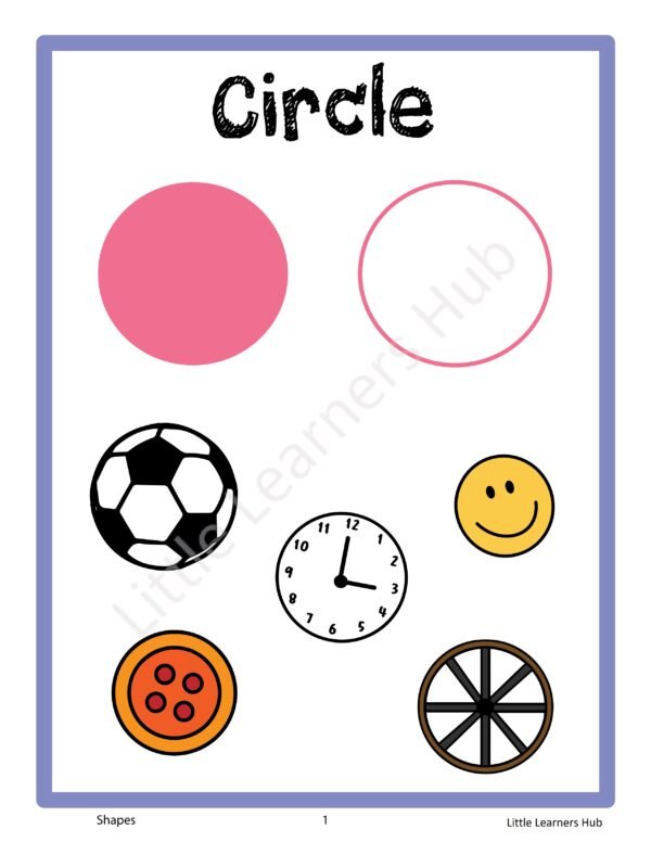 Learn Shapes – 31 Printable Worksheets (Identify, Trace, Match & Color)