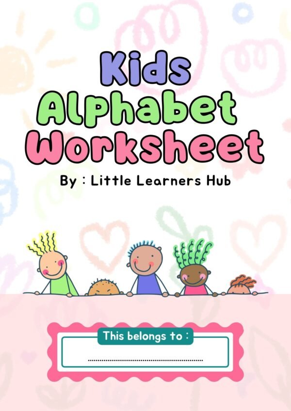 Alphabet Worksheet – Learn Letters A to Z (Printable PDF for Preschool & Kindergarten)
