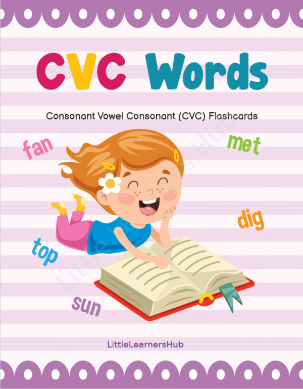 CVC Words Worksheets – Short Vowel Phonics Practice (33 Printable PDF Pages)